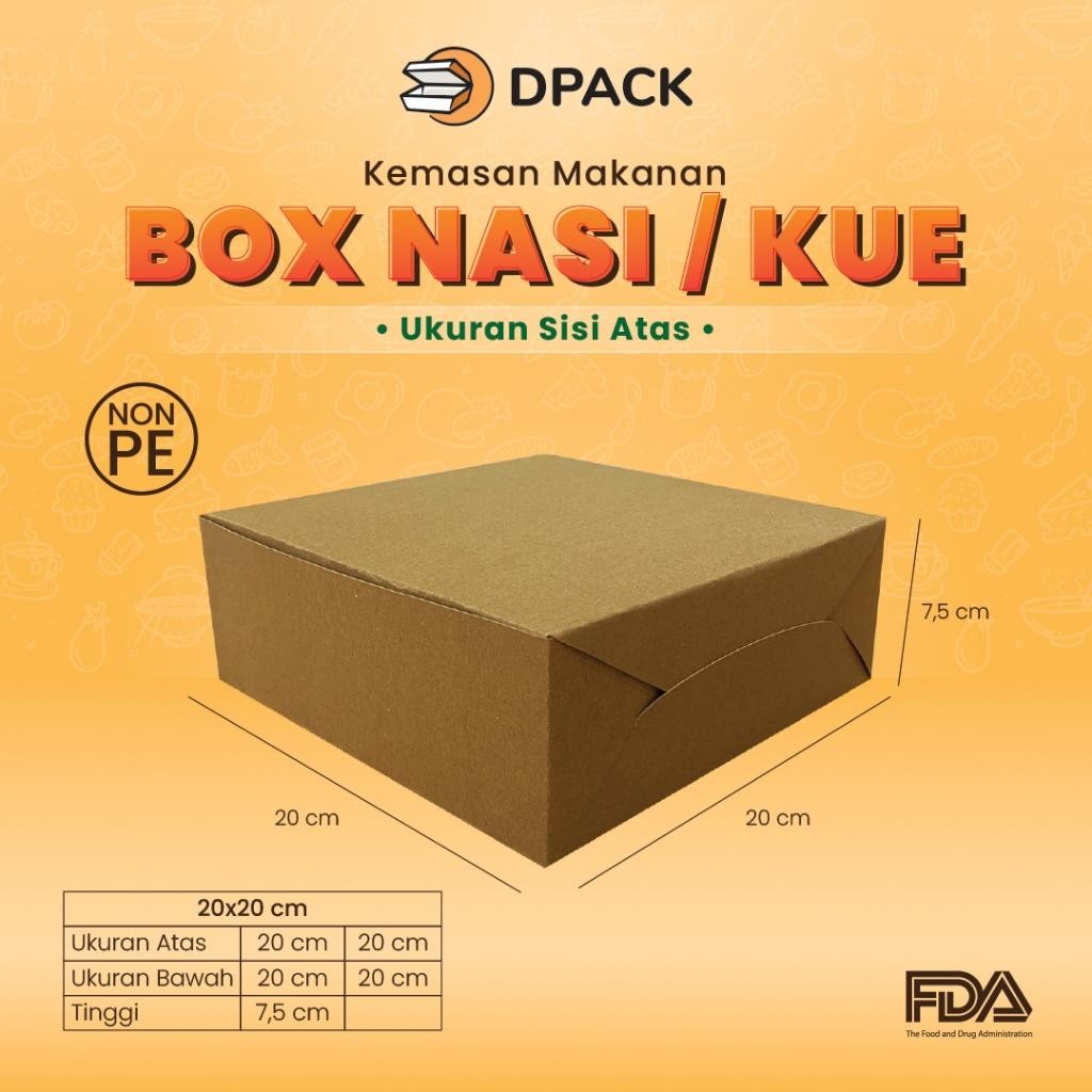 

Kkim Box 20X20 | Dus Nasi 20X20 | Dus Catering | Kotak Nasi | Box 20 X 20 | Dus 20 X 20 | Box Kue Kraft