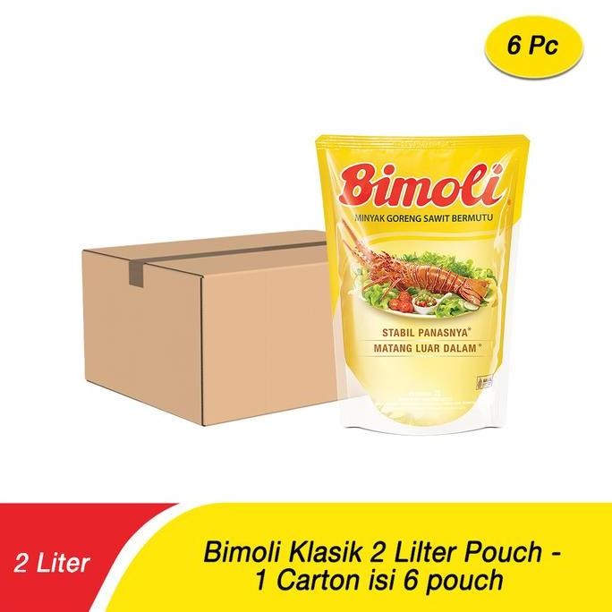 

Bimoli Klasik Pouch 2L Ctn - Minyak Goreng Legendaris Diskon!