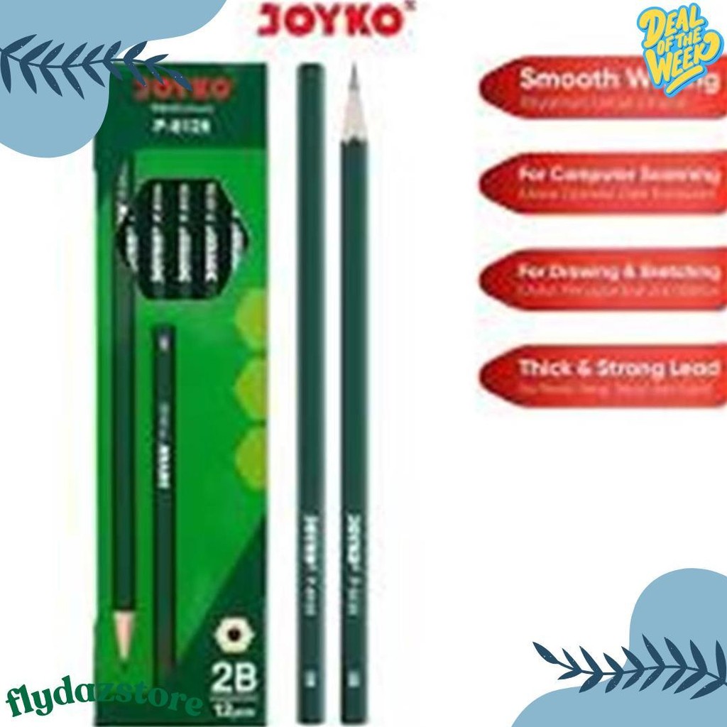 

Pensil Joyko P-8126 2B Hexagonal Grip 12 Pcs Diskon Setengah Harga