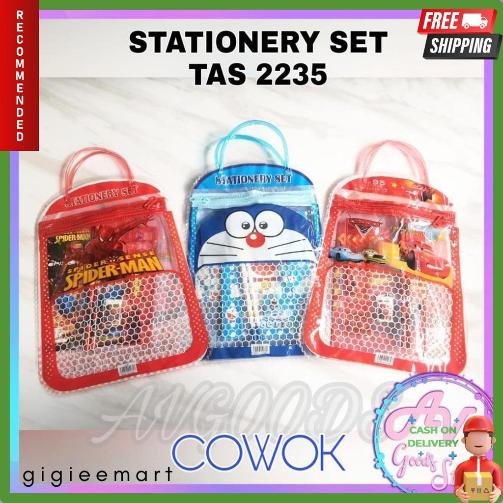 

Stationery Set / Paket Alat Tulis Set 7In1 Tas / Stationery Set 7In1 Tas 2235 Terlengkap Dan Termurah