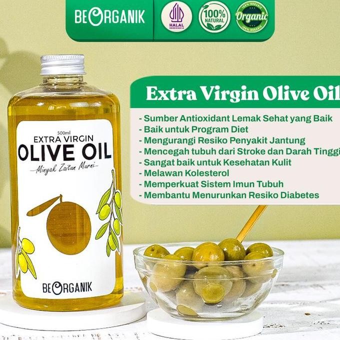 

Beorganik Extra Virgin Olive Oil 500Ml - Minyak Zaitun Murni Alami Diskon!