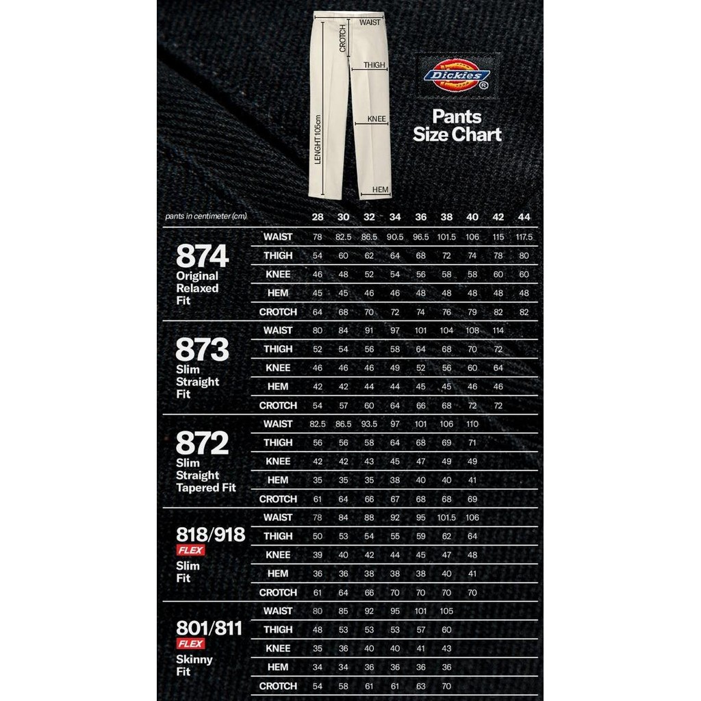 DMW DICKIES-WP811 Skinny Fit Straight Double Knee-BK