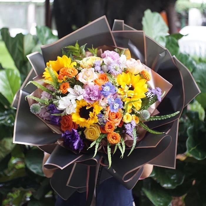 

Kkim Flower Wrapping Paper / Cellophane / Kertas Bunga - Gdm