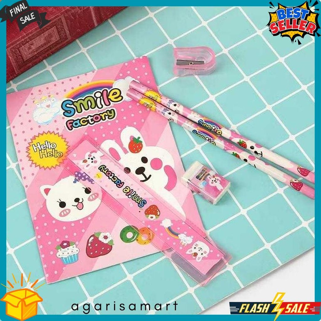 

[ Gs] Set Alat Tulis Anak Sekolah Motif Karakter Kartun / Stationary Set Free Bag / Tas Souvenir Stationary Terlaris! Produk Ini Banyak Dicari