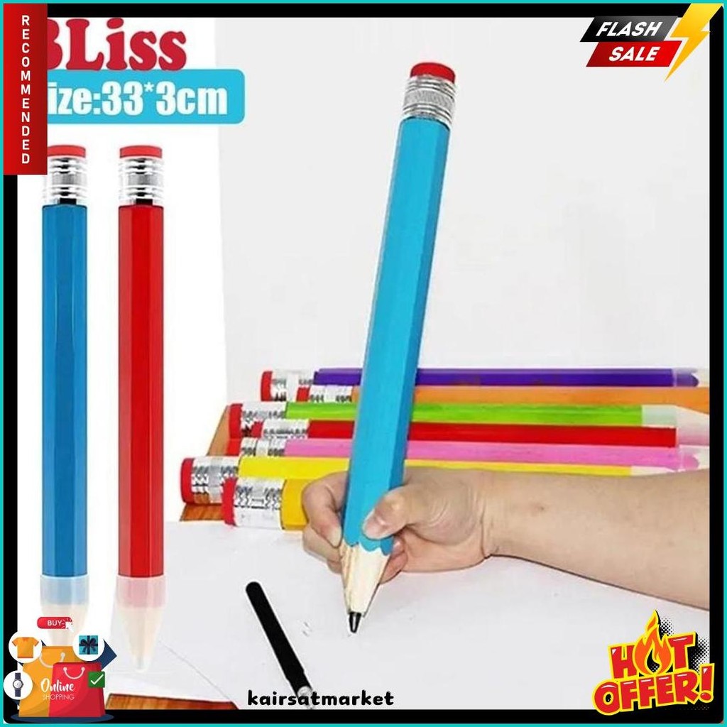 

Bliss 33 Cm Pensil Jumbo Besar Mainan Pencil Pensil Jumbo Hiasan Photo Kado Alat Tulis Anak-Anak Diskon Setengah Harga