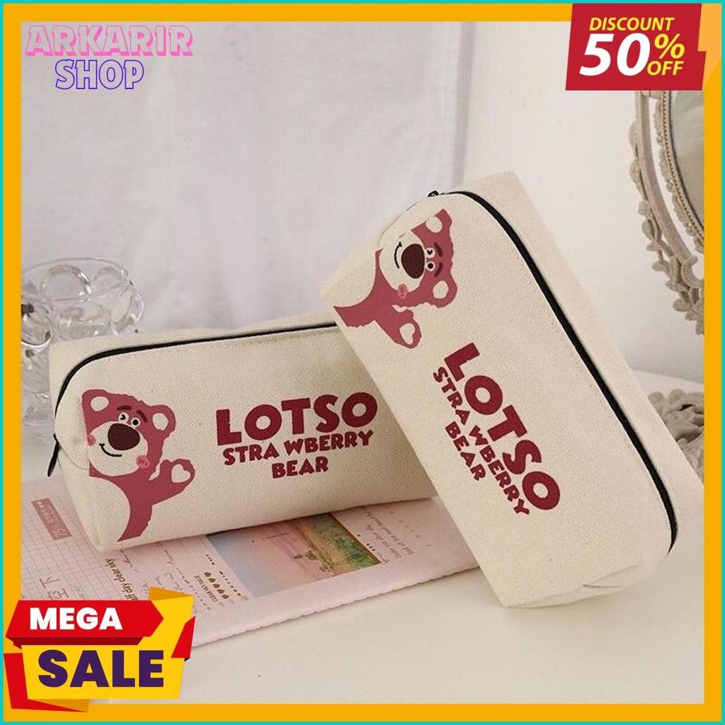 

[Miloli] Kotak Pensil L0Ts0 Poch4Cc0 Canvas Pencil Bag Tempat Pensil Resleting Stationery - F0241 Flash Sale! Diskon Hingga 70%