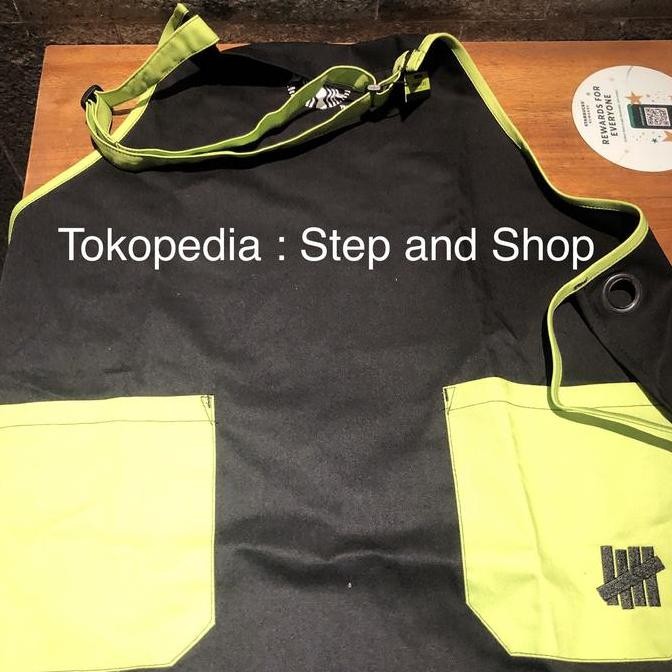 Starbucks Apron Undefeated - Black Neon Green - Rare Limited Edition