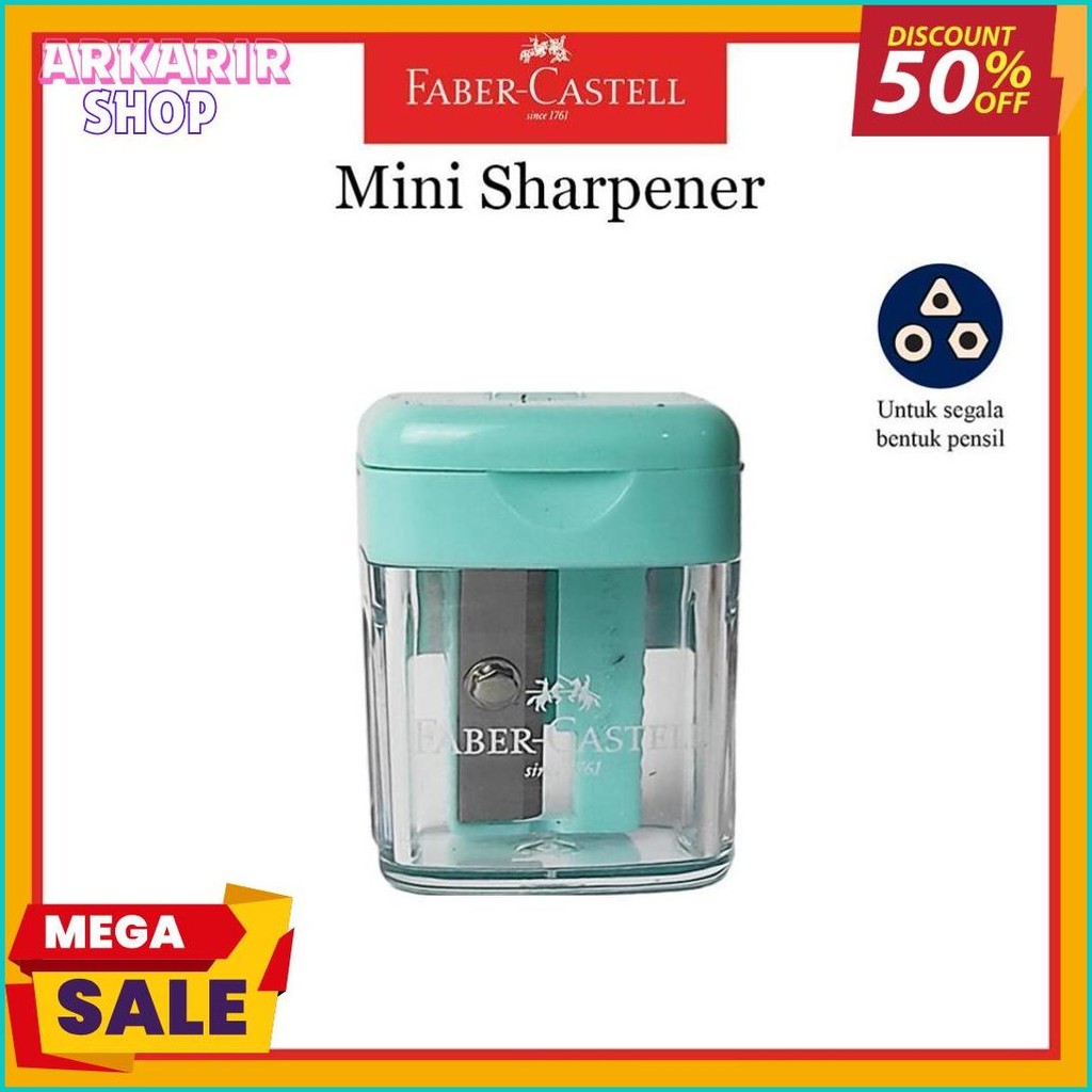 

Rautan Pensil Faber Castell / Sharpener Mini Box / Serutan 4 Warna Flash Sale! Diskon Hingga 70%
