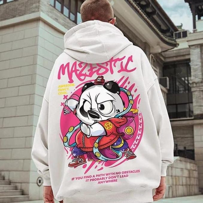 OMS [DISKON] JAKET JEPANG BIG SIZE / HODIEE PANDA / JAKET HOODIE JUMBO M L XL XXL XXXL TRENDY BIG SE