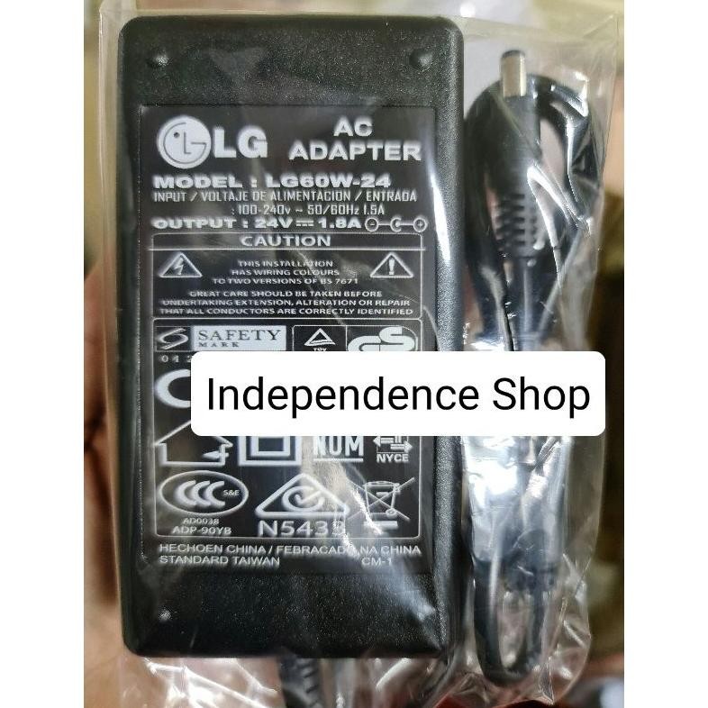 Terbaik Adaptor AC Power TV LED LG 24 Volt 1.8A