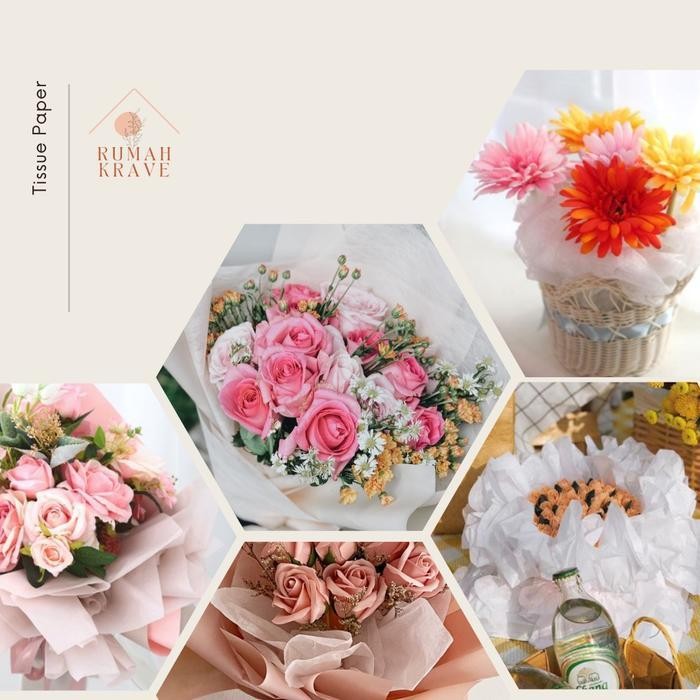

Kkim Sydney Tissue Wrapping Paper Kertas Tisu Carang Bunga