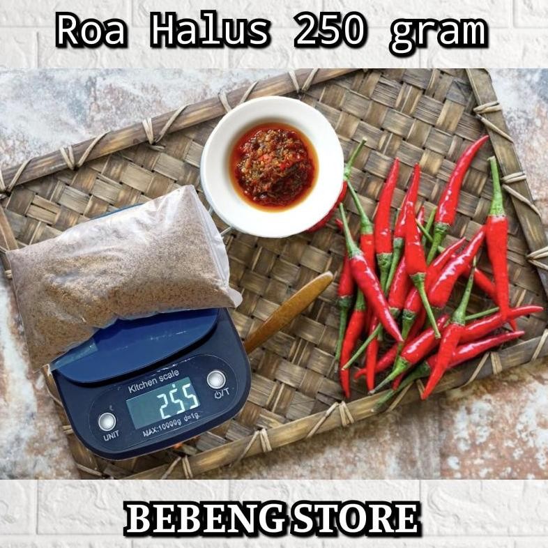 

Ikan Roa halus 250 gram Ikan Roa Roa