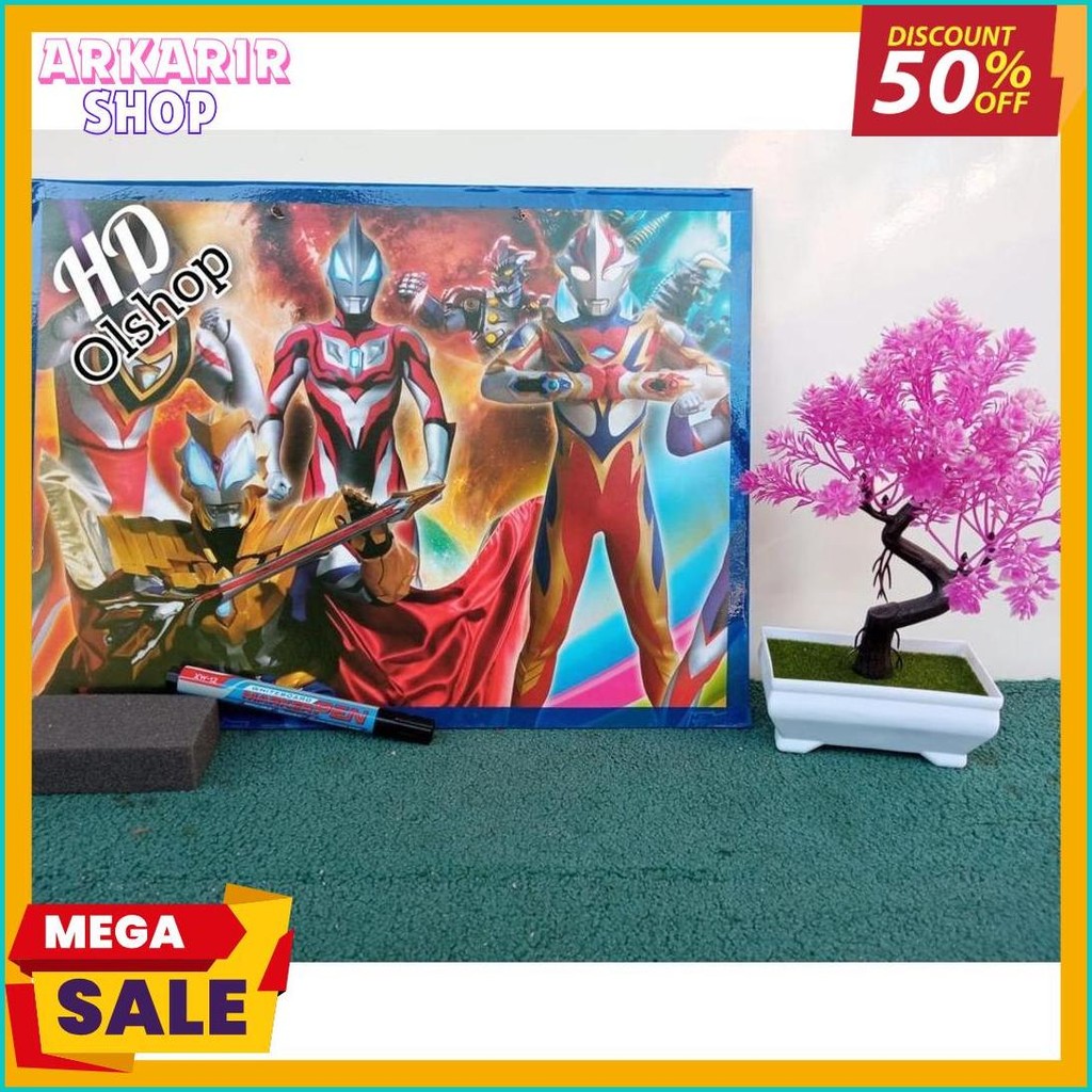 

Papan Tulis Anak/White Board Murah Gratis Spidol Dan Penghapus Flash Sale! Diskon Hingga 70%