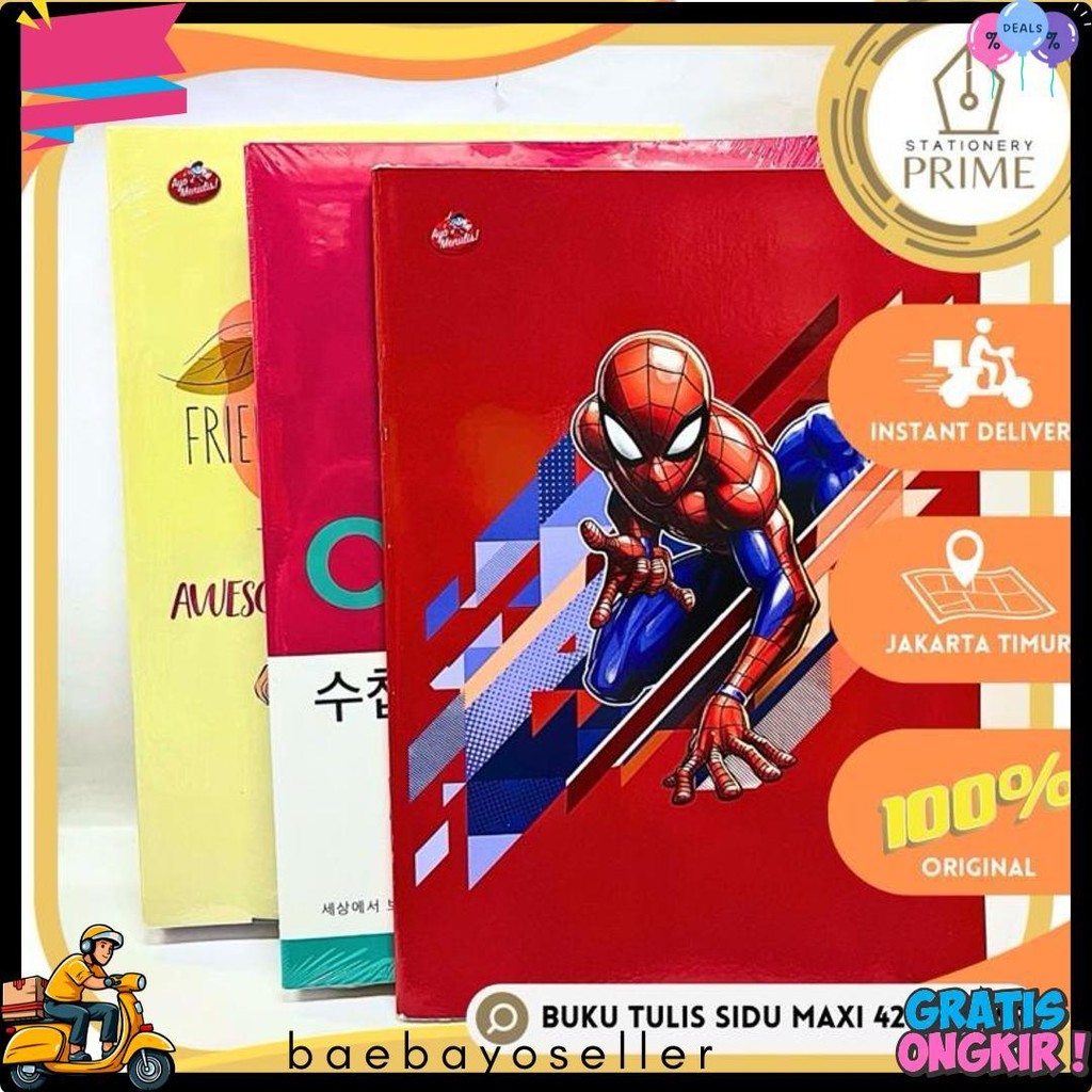 

Buku Tulis Sinar Dunia / Sidu Maxi 42 Lembar Campus Disney Princess Marvel (1 Pack Isi 5 Buku) Diskon