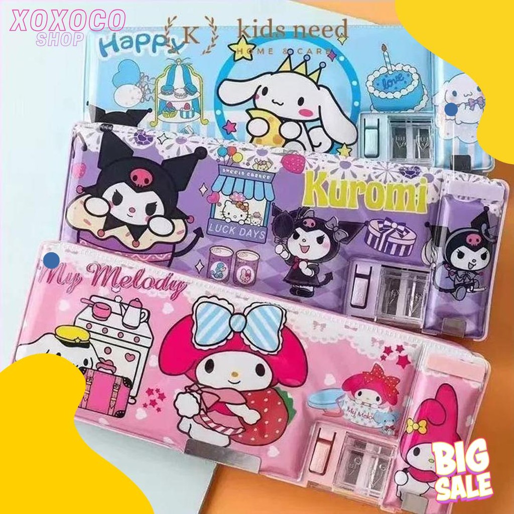 

Kotak Pensil 2 Sisi Magnet + Serutan / Tempat Pensil Panjang Karakter Lucu / Pencil Case Sanrio Melody Kuromi Flash Sale! Diskon Hingga 70%