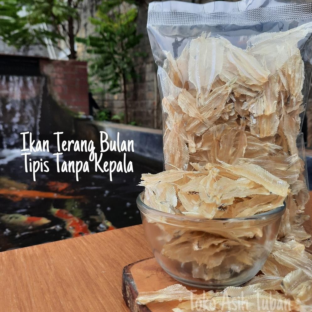 

Ikan Asin Terang Bulan Kapasan Srinding Kalapan - Tanpa Kepala Tipis 150gr Mentah - Asih