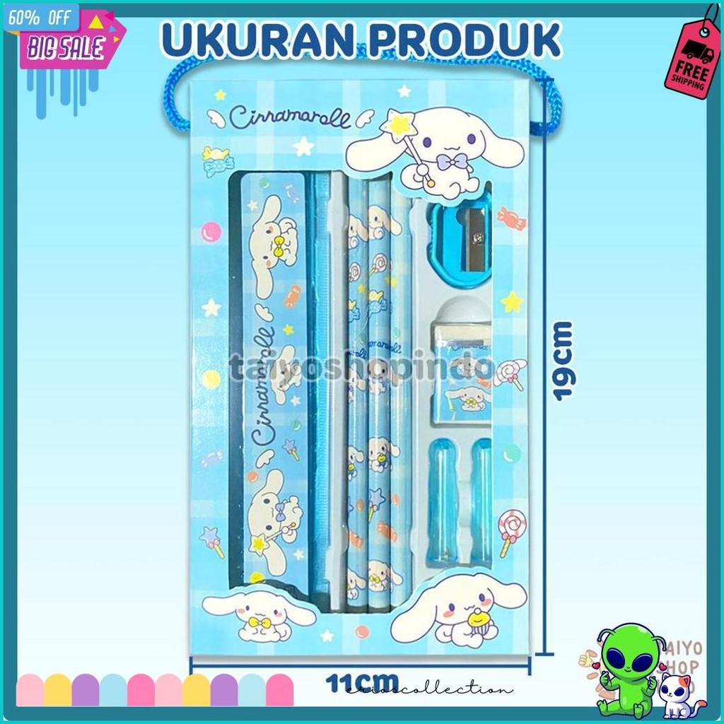 

Taiyo Alat Tulis Set Karakter Stationery Pensil Penghapus Rautan Penggaris Pencil Eraser Ruler Atk Diskon Setengah Harga