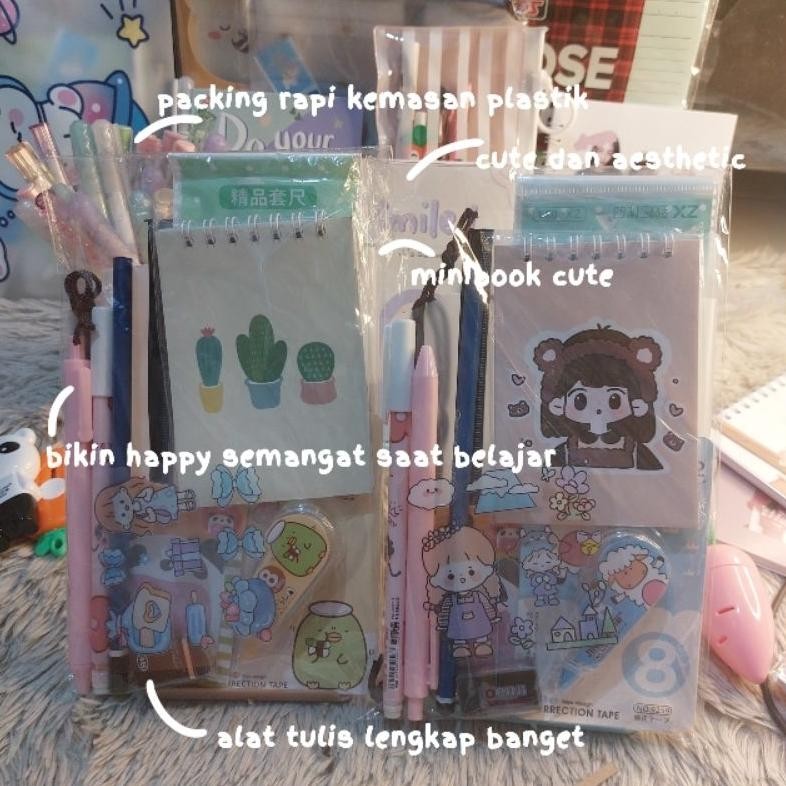 

Serbagemes88 - Set Alat Tulis Anak 10 In 1 Lengkap / Stationery Untuk Souvenir Hadiah / Hampers Kado Gift Box Sekolah / Hampers Wisuda Ulang Tahun / Paket Alat Tulis / Alat Tulis Murah / Paket Anak Unik Dan Bermanfaat /Kado Perempuan Laki Laki/ Buku Tulis