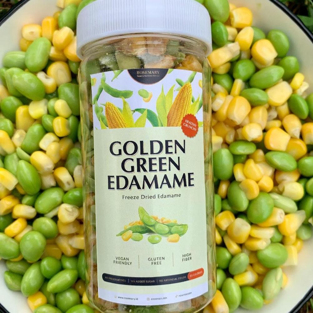 

Golden Green Edamame - Edamame Crunch & Corn Chips Tinggi Protein dan Serat