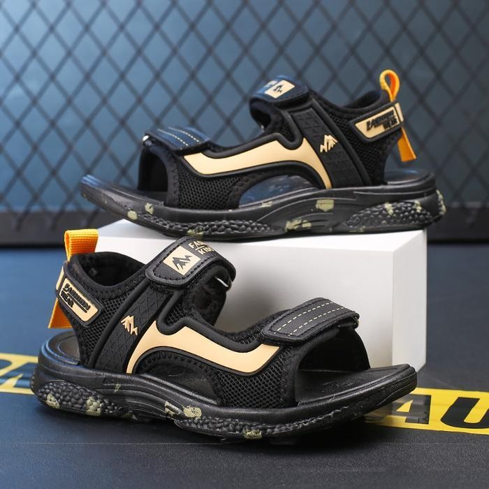 LW Nikana sandal anak laki 3 tahun baju anak anak perempuan Sandal gunung Sepatu Bahan PU Model Lucu