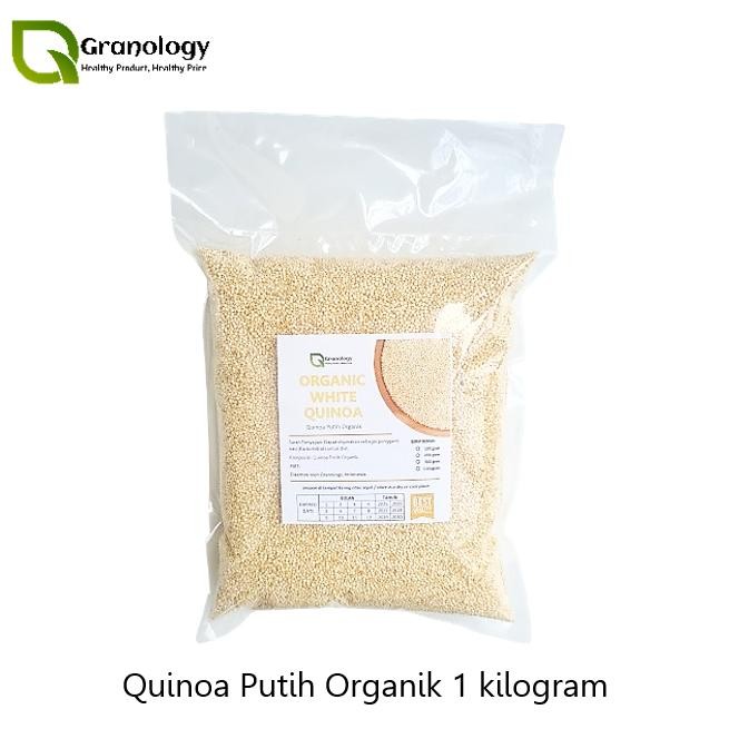 

Quinoa Putih Organik Organic White Quinoa 1 kilogram by Granology