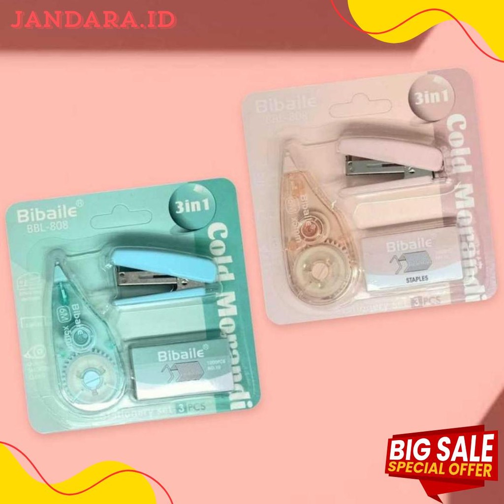 

Osm Jkt S6336 (Random) Set Correction Tape & Stapler / Set Alat Tulis Staples & Pita Koreksi / Perlengkapan Staples & Isi Staples Flash Sale! Diskon Hingga 70%