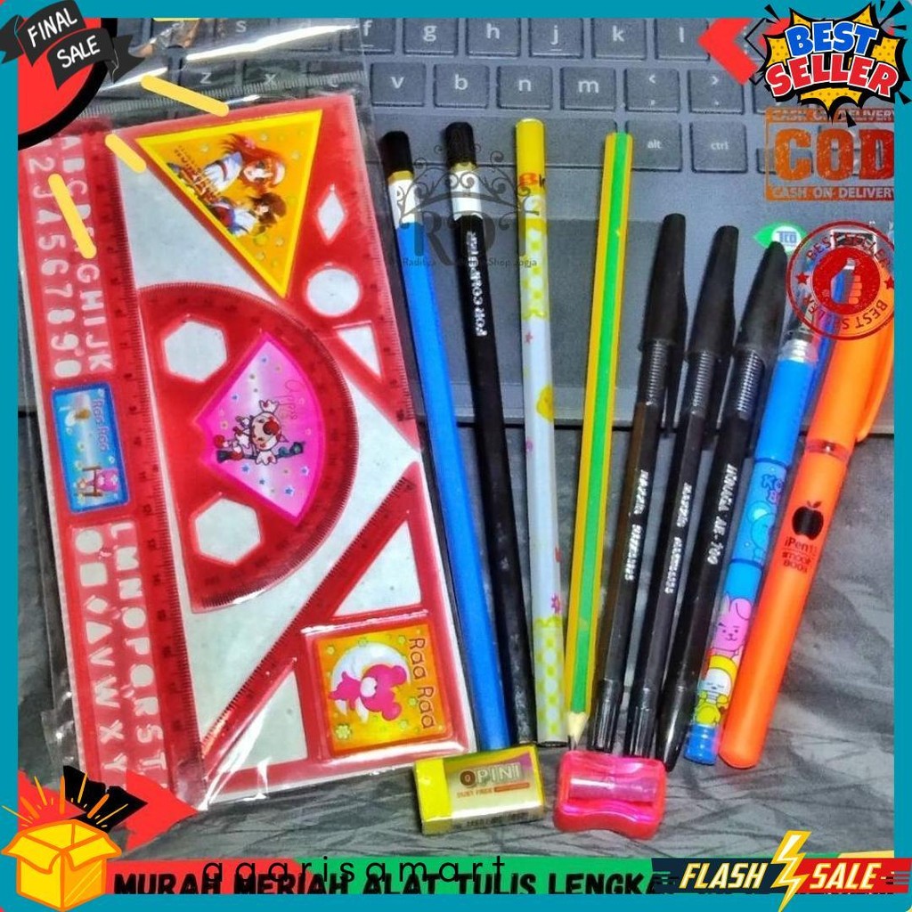 

Paket Alat Tulis Lengkap Murah Isi 15 Pcs Flash Sale! Diskon Hingga 70%