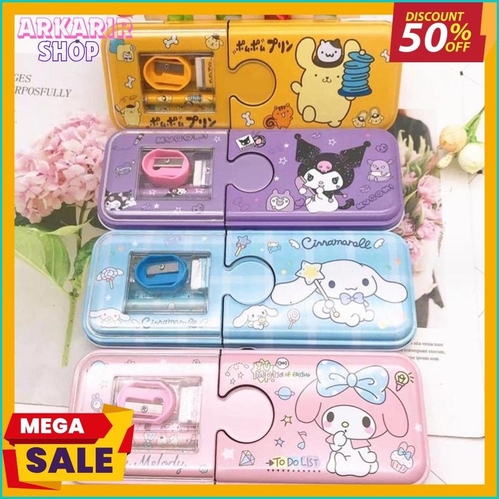 

Sao - S6003 Kotak Pensil Sanrio Bening 2 Tingkat / Kotak Pensil Sanrio / Kotak Pensil Magnet / Kotak Pensil Anak / Kotak Pensil Diskon Setengah Harga