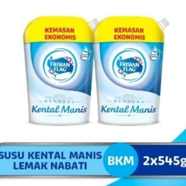 

2 pcs frisian flag bendera kental manis pouch 545 ml PS