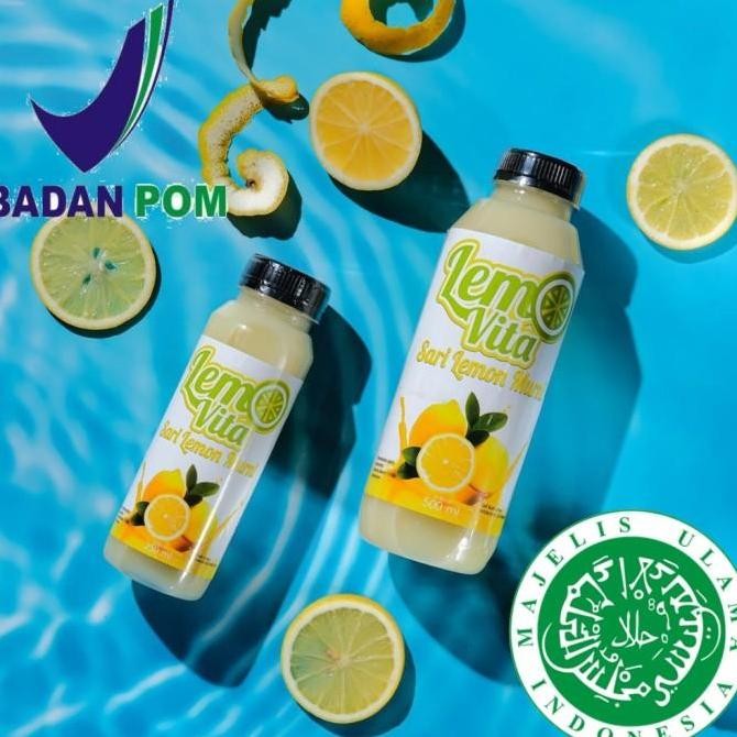 

[Cuci Gudang Ramadan] BPOM Halal Lemovita 500ml Sari lemon jus lemon murni Air Botol PA