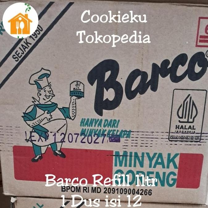 

Barco Minyak Kelapa 1 ltr / minyak goreng kelapa 1 liter GM