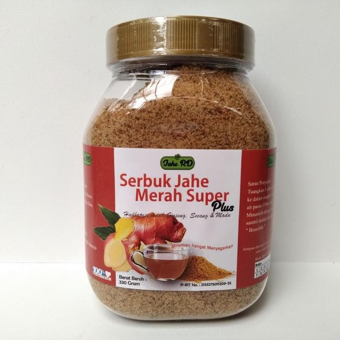 

Serbuk Jahe Merah Super Plus RD 330 Gram Nugi