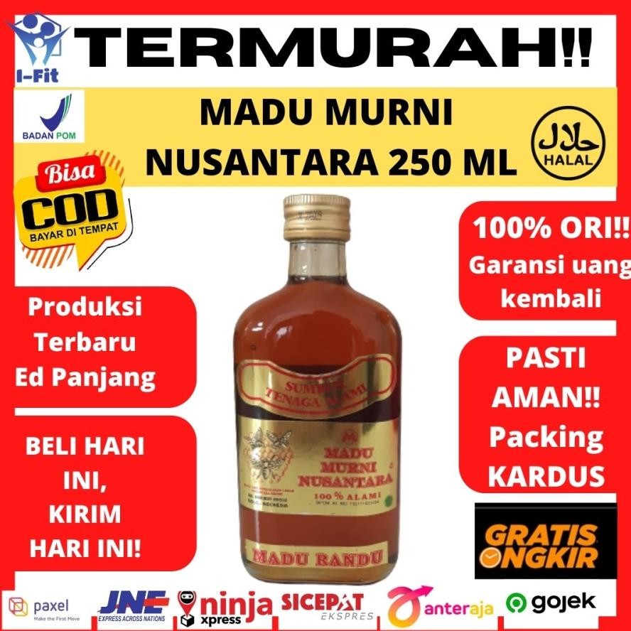 

Madu Murni NUSANTARA 250 mL ORIGINAL 100% HALAL Nugi