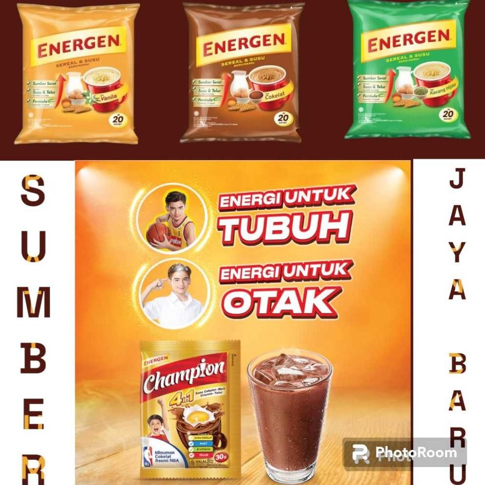 

Energen Sereal & Susu | Isi 10 Bks @ 34 g Nugi