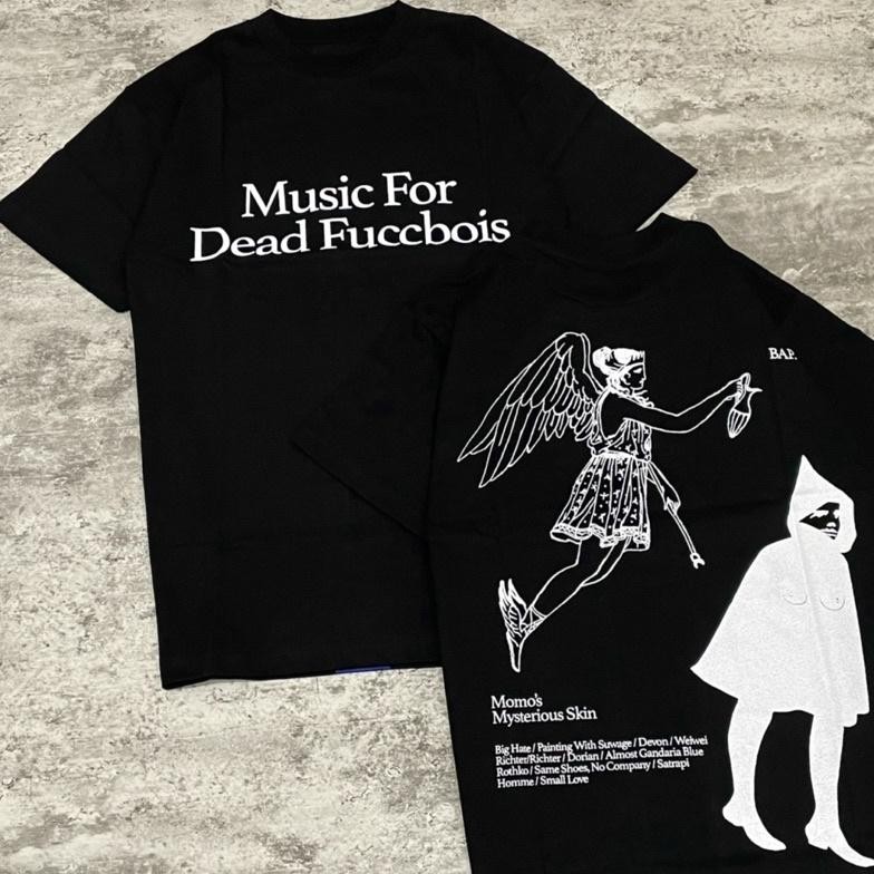 Promo Kaos CodBap Bapak Sugi Music For Dead Fuccbois Tshirt Black Tidur Pendek Fashion Hardworking T