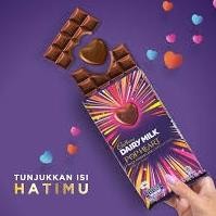 

Cadbury Dairy Milk 150gr Pop Heart Cokelat Nugi