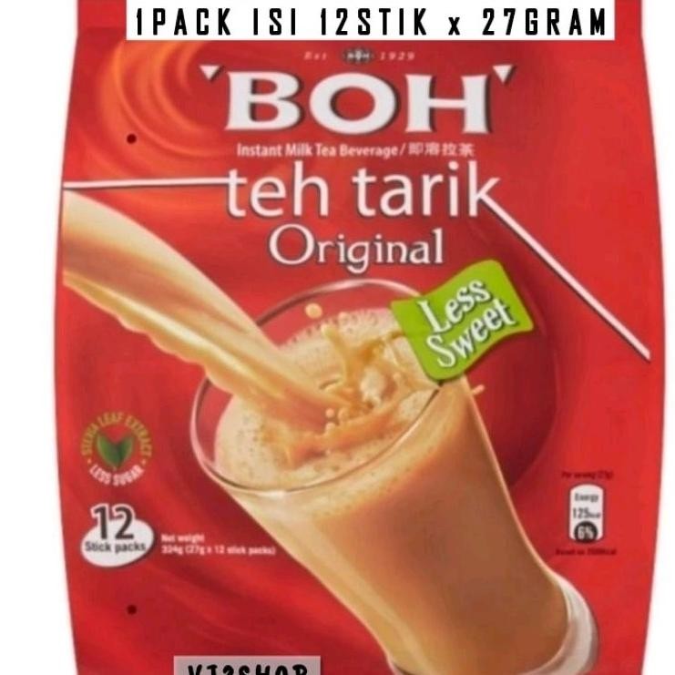 

Boh Teh Tarik Original Kurang Manis/Less Sweet With Stevia Leaf Nugi
