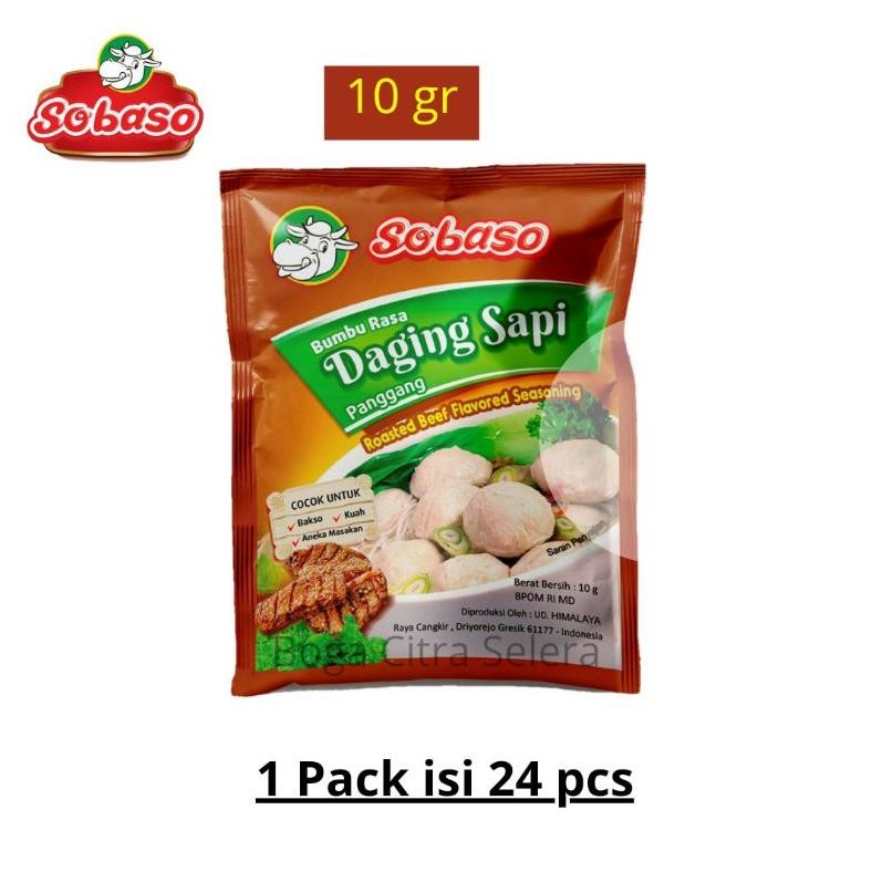 

1 Pack Roasted Beef Powder / Sari Daging Sapi panggang SOBASO 10g Nugi