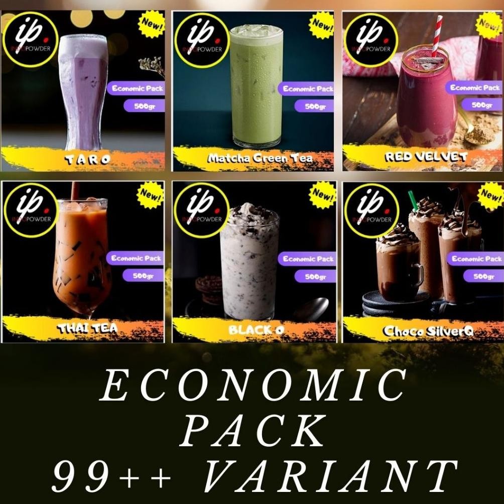 

500 GRAM - Serbuk dan Bubuk MINUMAN RASA berbagai variant 99++ Rasa 500gram Nugi