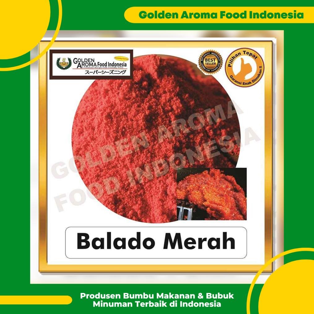 

Bumbu Tabur Rasa Balado Merah, Jual Bubuk Tabur Balado Merah Murah Terbaik, Red Balado Seasoning Nugi