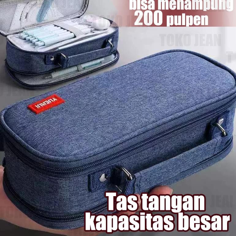

Promo Tas Pensil Kapasitas Besar, Multilapis & Tahan Lama, Desain Minimalis Untuk Pelajar Smp/Sma, Tas Kanvas Ganda Dengan Kompartemen Promo