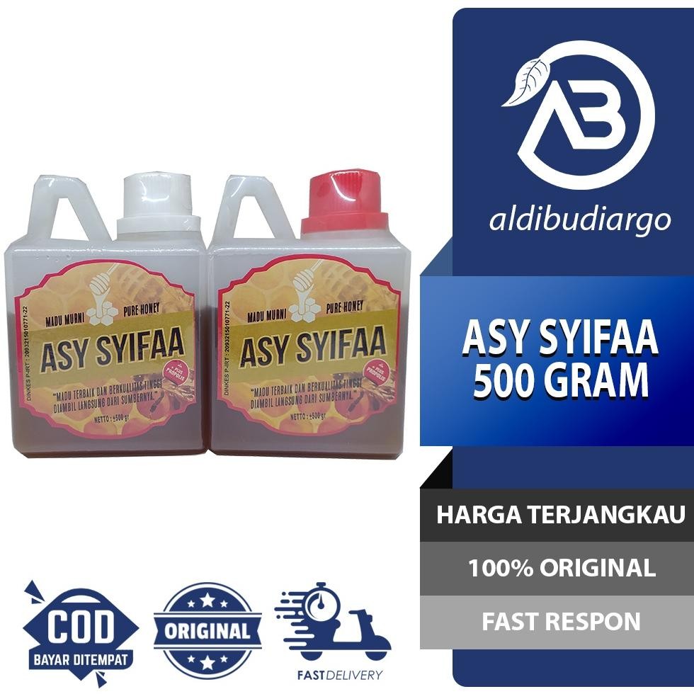

MADU MURNI PURE HONEY ASY SYIFAA 500 GRAM | MADU ASYIFA | MADU KALIMANTAN ASY SYIFAA Nugi