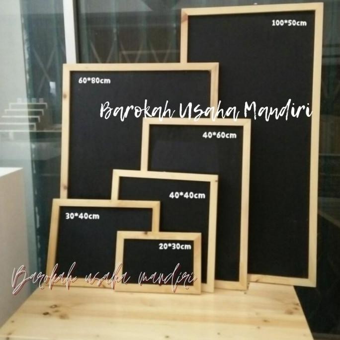 

Stok Sj Blackboard Papan Tulis Ung Resto Size 40X40Cm