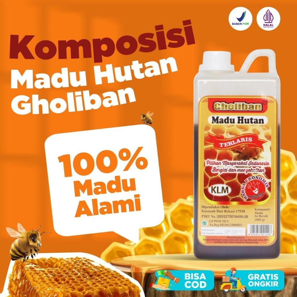 

Gholiban 1 kg - Madu Gholiban Madu Hutan Kalimantan Original Nugi