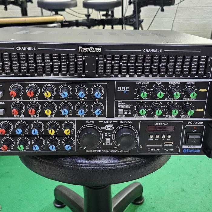 Ampli Bluetooth Firsclass Fc A4000 Bbe Processor Power Amplifier Mixer Original Dan Terpercaya