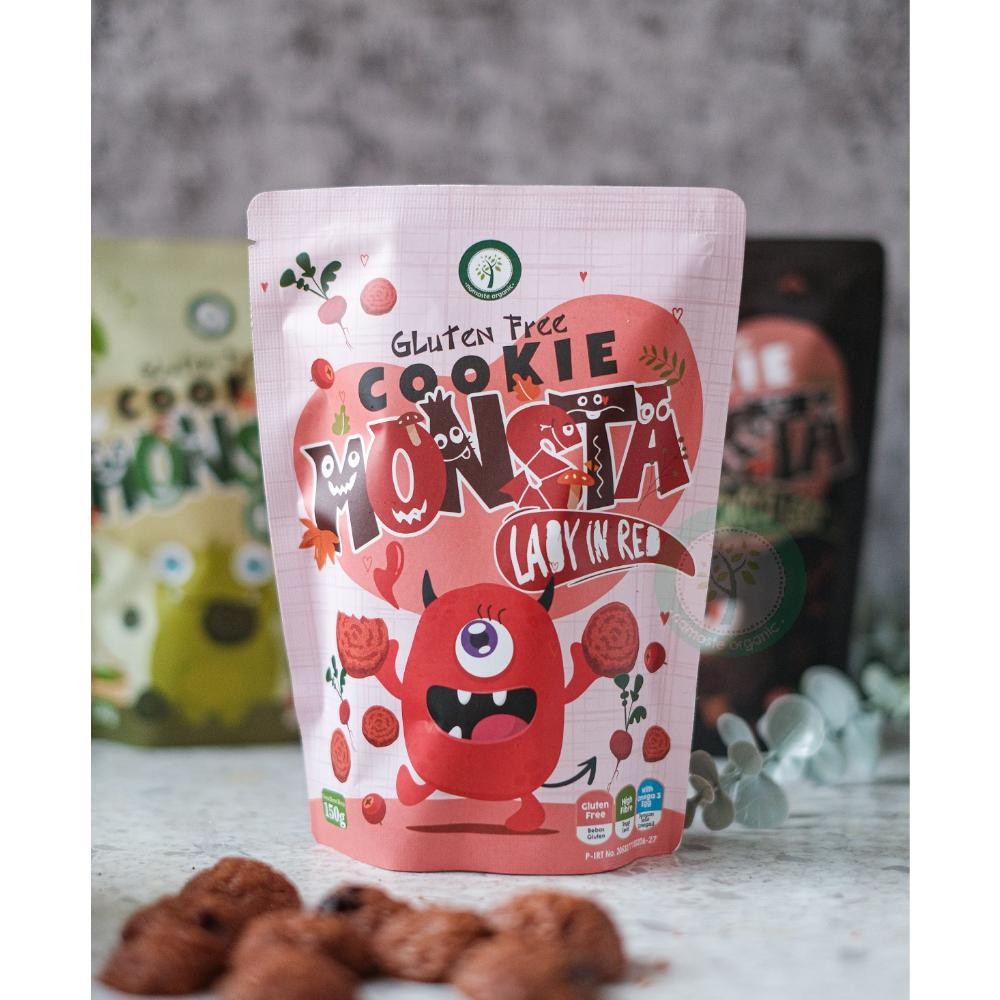 

GLUTEN FREE COOKIE MONSTA - LADY IN RED 150GR Nugi