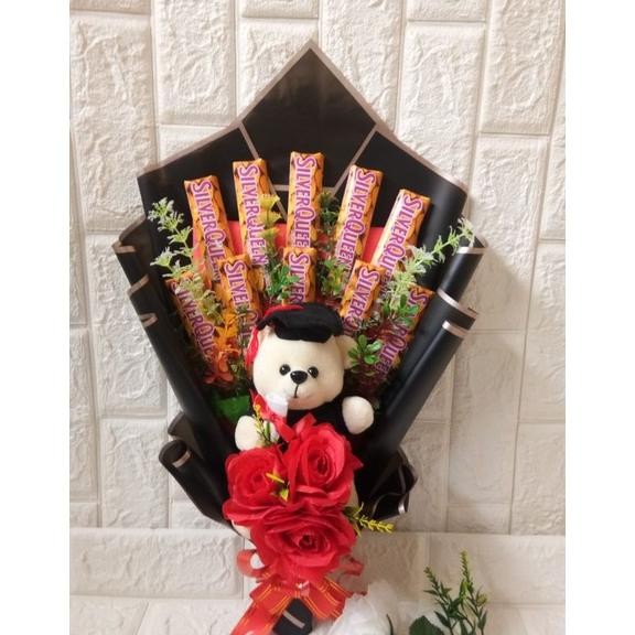 

(READY STOCK) BARANG BISA DIKIRIM HARI YG SAMA bucket Coklat, Sidang, Wisuda, Anniversary, Kado ( bisa custem warna kertas)