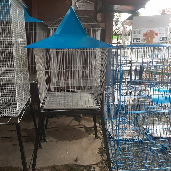 kandang burung besi kotak