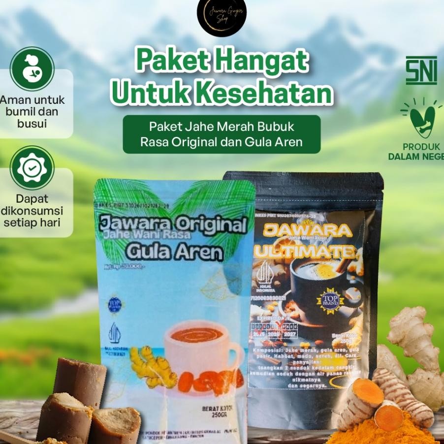 

Bundling 2Pcs Jahe Merah Bubuk Ultimate Gula Aren 250Gr Minuman Serbuk Ekstrak Jahe Merah By Jawara