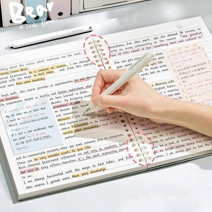 

A5 B5 Buku Tulis Sekolah Lucu Spiral Notebook Buku Diary Aesthetic Jurnal Lose Leaf Binder Kuliah Ring Notebook